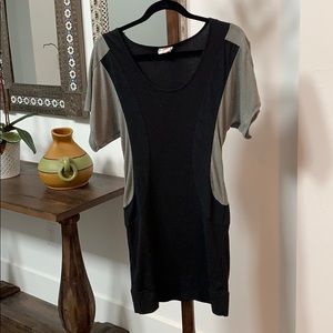 Free People color block jersey dress- Size L
